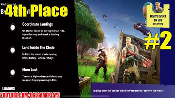 Fortnite iOS Gameplay #2 (4th place)
