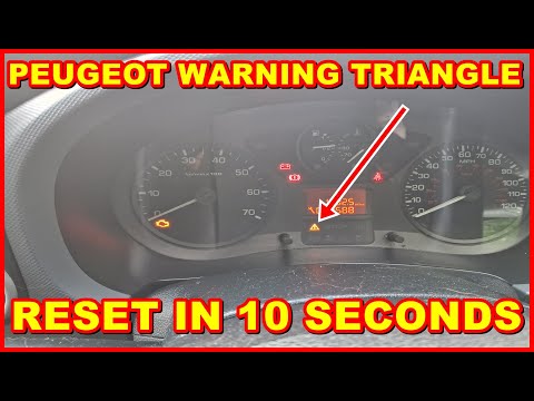 Peugeot Orange Warning