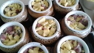 мясо с картошкой в горшочках мясо с картошкой в горшочках