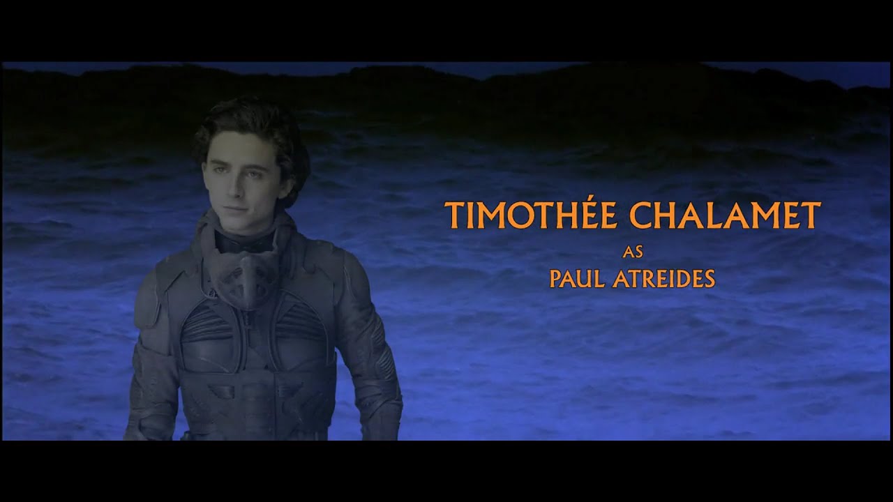Dune (2021) Credits in the Style of Dune (1984) YouTube