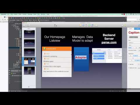 Android App Development with Android Studio IDE. 12 (Homepage Listview)