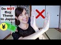 Bring These Things To Japan! : Do NOT Buy Them!