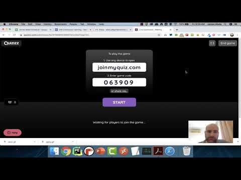 Quizizz - How to host a Live Game Remotely 