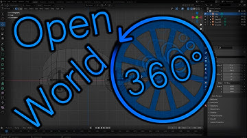 Blender 2.93 - Easy Way to make Car Wheels Rotating in the Open World - Tutorial