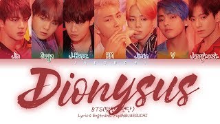 BTS (방탄소년단) - Dionysus (Color Coded Lyrics Eng/Rom/Han/가사) chords