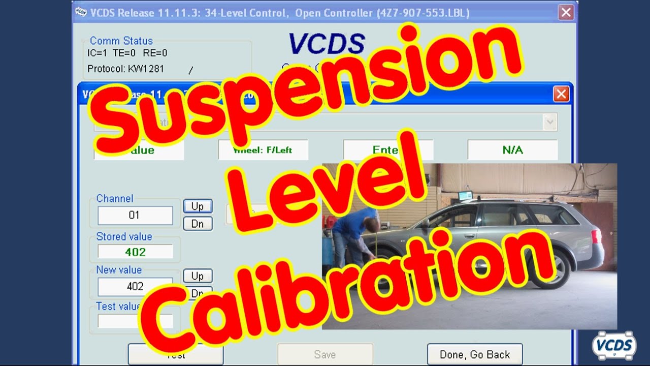 Suspension Leveling Calibration 