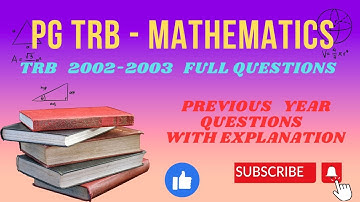 trb 2002-2003 maths questions@tnmaths6to10