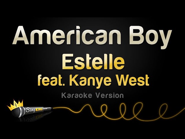 Estelle ft. Kanye West - American Boy (Karaoke Version) class=