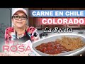CARNE en CHILE COLORADO (Receta) | Doña Rosa Rivera Cocina