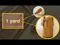 Part 1] 한 마로 앞치마와 헤어밴드 만들기 | making apron &amp; hairband with 1 yard of fabric