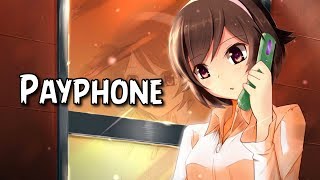 【Nightcore】↬ Payphone (Female Version/Lyrics) Resimi