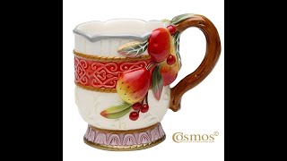 Кружка новогодняя Викторианское Рождество. Керамика. 300 мл. Cosmos Gifts