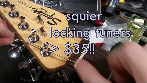 Locking tuners for Squier Strat  | cheap drop in replacements!