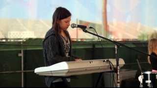 Girl, 9, plays punk bass on keys - Problems by S. Pistols