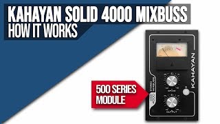 Kahayan Solid 4000 Stereo Mixbuss 500 Series Module