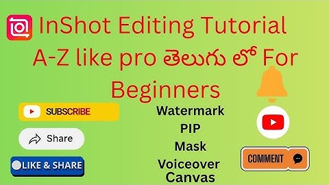 Inshot Editing Tutorial 2025 A-Z Pro ||How to Edit Long Videos in Inshot | Step by step tutorial 