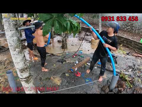 Video Thợ lắp đặt máy bơm hỏa tiễn Adelino 3HP cho giếng... - youtube