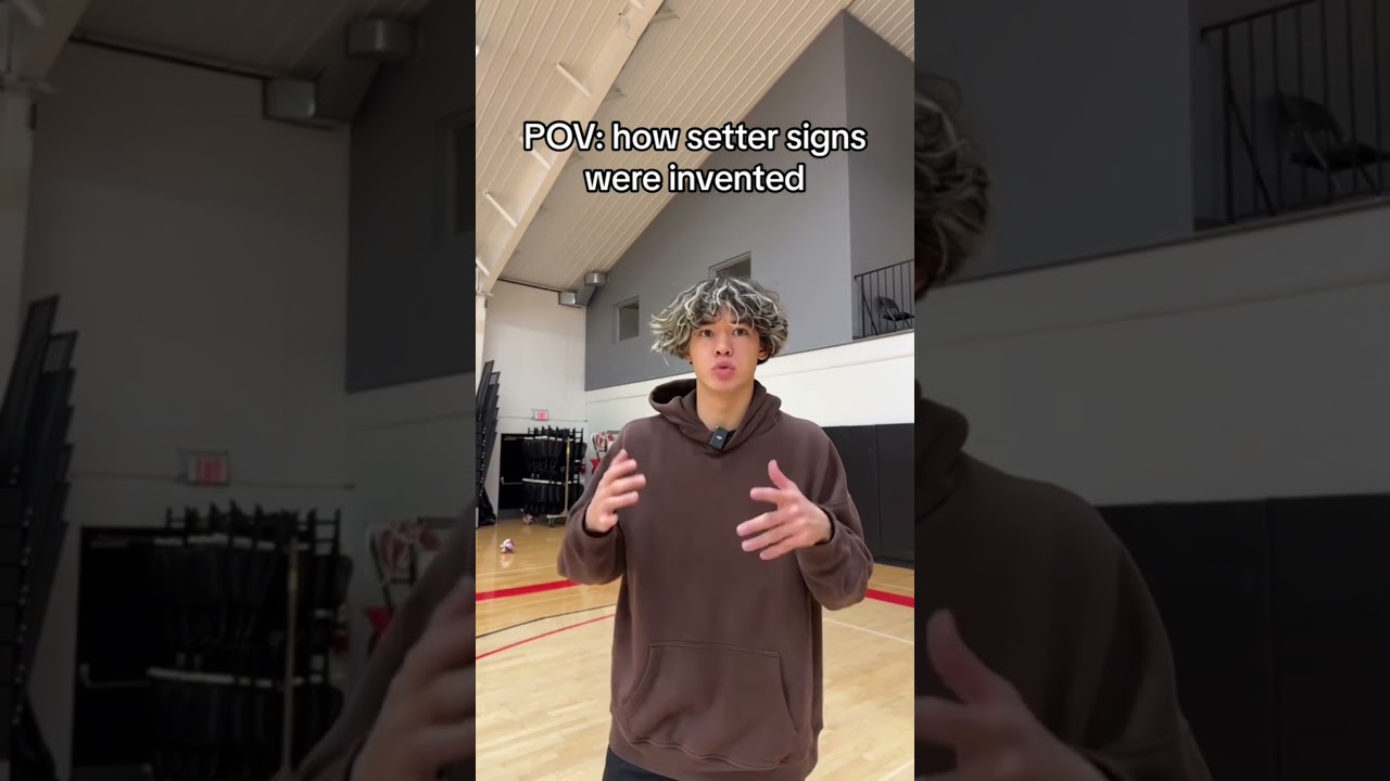 How Volleyball Signs were Invented 🤷‍♂️🏐 