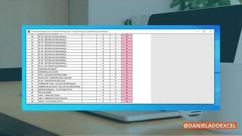 Planilha - Controle de Estoque