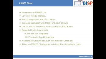 FDMEE Cloud Overview   Oracle EPM FDMEE