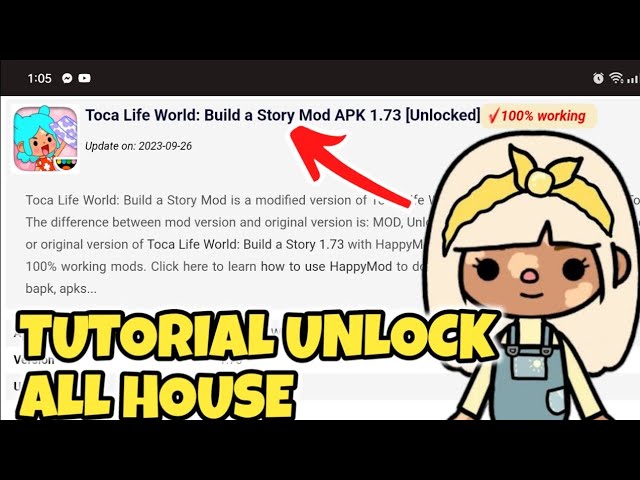 Unlock All House* Toca Life World