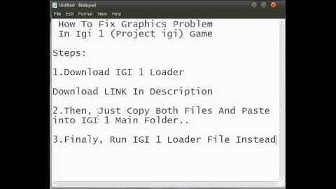 fix igi startup graphics error