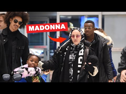 Madonna with her