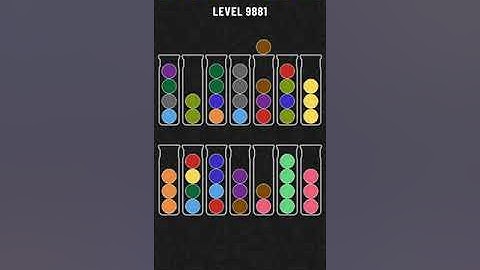 Ball Sort Puzzle Level 9881 / Water Sort Puzzle Level 9881  / all the same