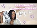 Pregnancy Announcement Baby #3| Gender Reveal | My Moms Reaction!! #GENDERREVEAL