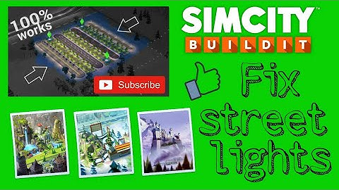 How to put a street lights simcity buildit on Android