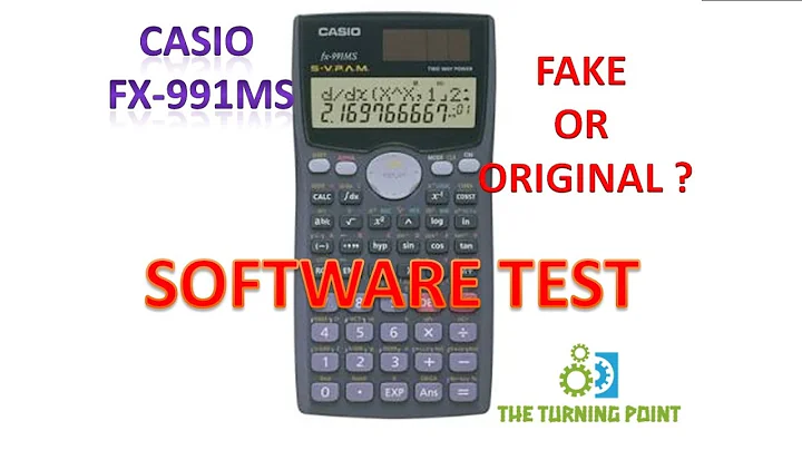 CASIO FX 991MS FAKE OR ORIGINAL
