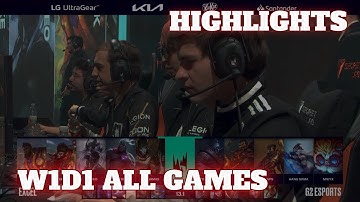 LEC W1D1 All Games Highlights | Week 1 Day 1 LEC Winter 2023