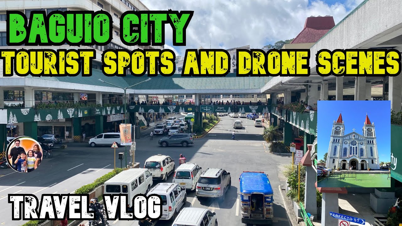 Baguio City Tourist Destinations | Driving and Walking Tour | Drone Shots | Food Vlog