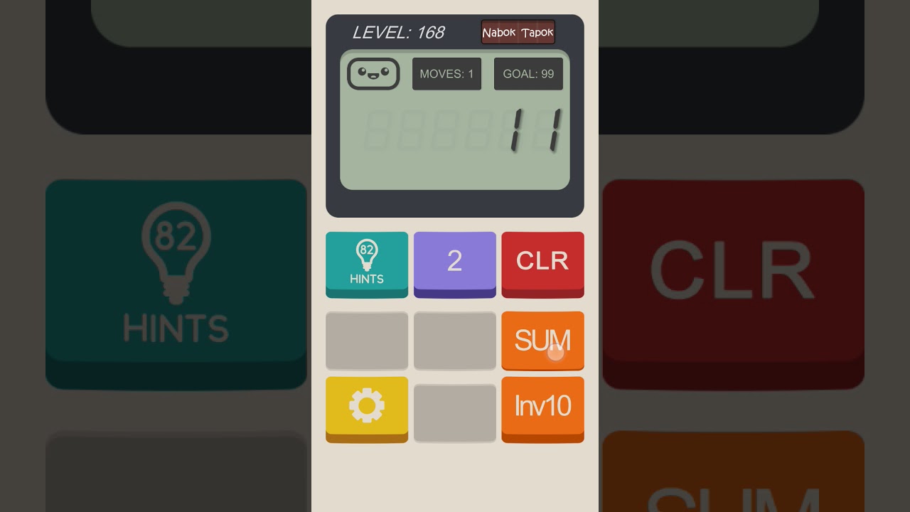 168 уровень - Калькулятор: Игра прохождение