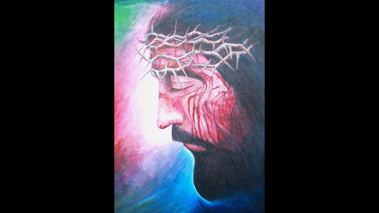 The Silent Sacrifice | Jesus Christ Acrylic Painting | Jacob's Art