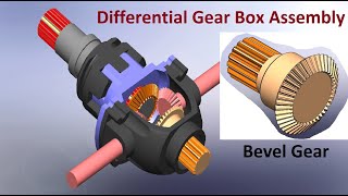 SOLIDWORKS Automobile System Design  | Differential Gear Box | Part 2 |  Bevel Gear