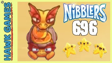 Fruit Nibblers Level 696 - 3 Stars Walkthrough, No Boosters