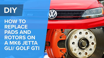 VW & Audi Brake Pads And Rotor Replacement - EASY DIY! (MK6, Beetle, Eos, Golf, GTI, Jetta, Rabbit)