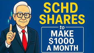How Many SCHD Shares to Make $1000/Month Passive Income  | Dividend Investing Explained