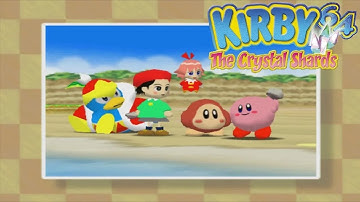 Kirby 64: The Crystal Shards Walkthrough | Level 3 - Aqua Star (ALL Crystal Shards)