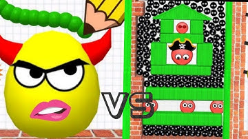 Draw to Smash and Hide Ball Logic Puzzle || Brain Teasers