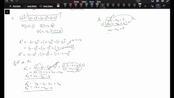 Finding minimum distance from a point to a plane.