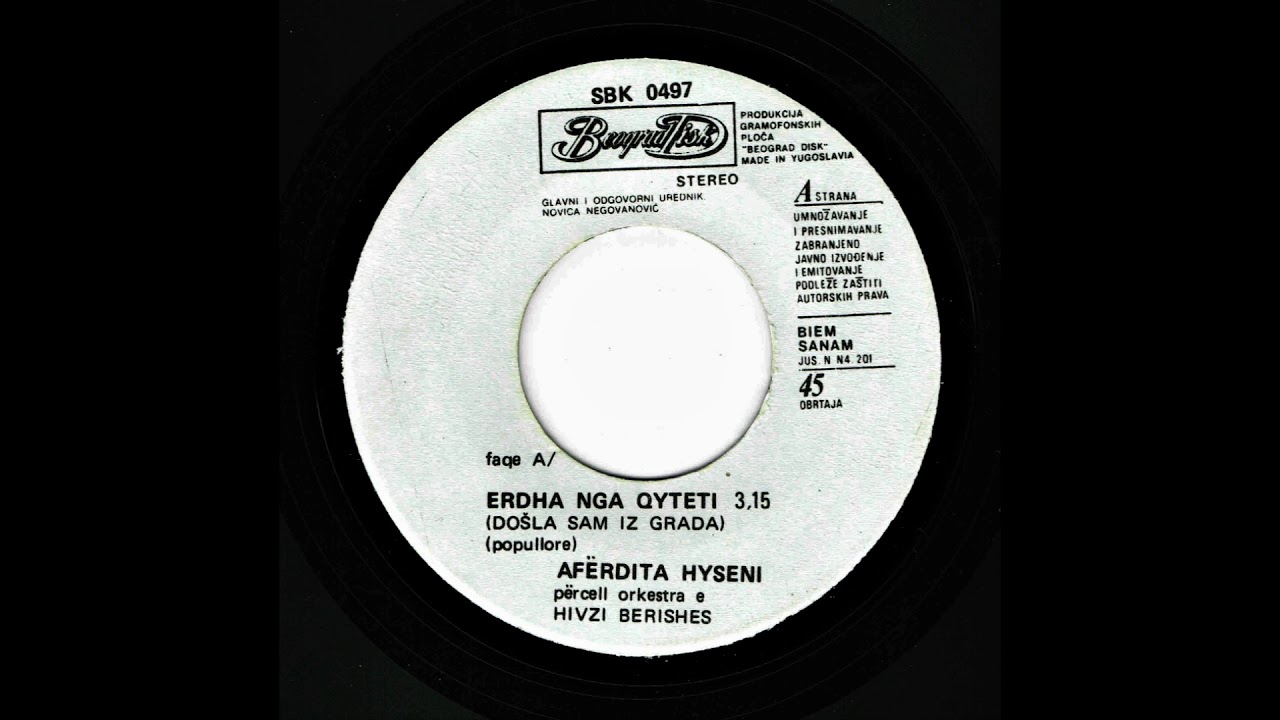 Afërdita Hyseni- Erdha Nga Qyteti