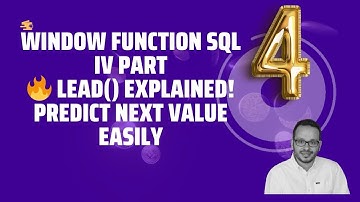 Use the #LEAD better than Self Join as time series foundation, calculate percentage of change 
