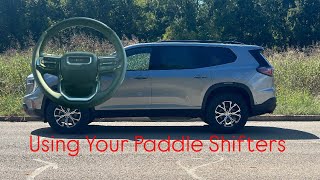 How to Use Your Paddle Shifters on Your New Acadia
