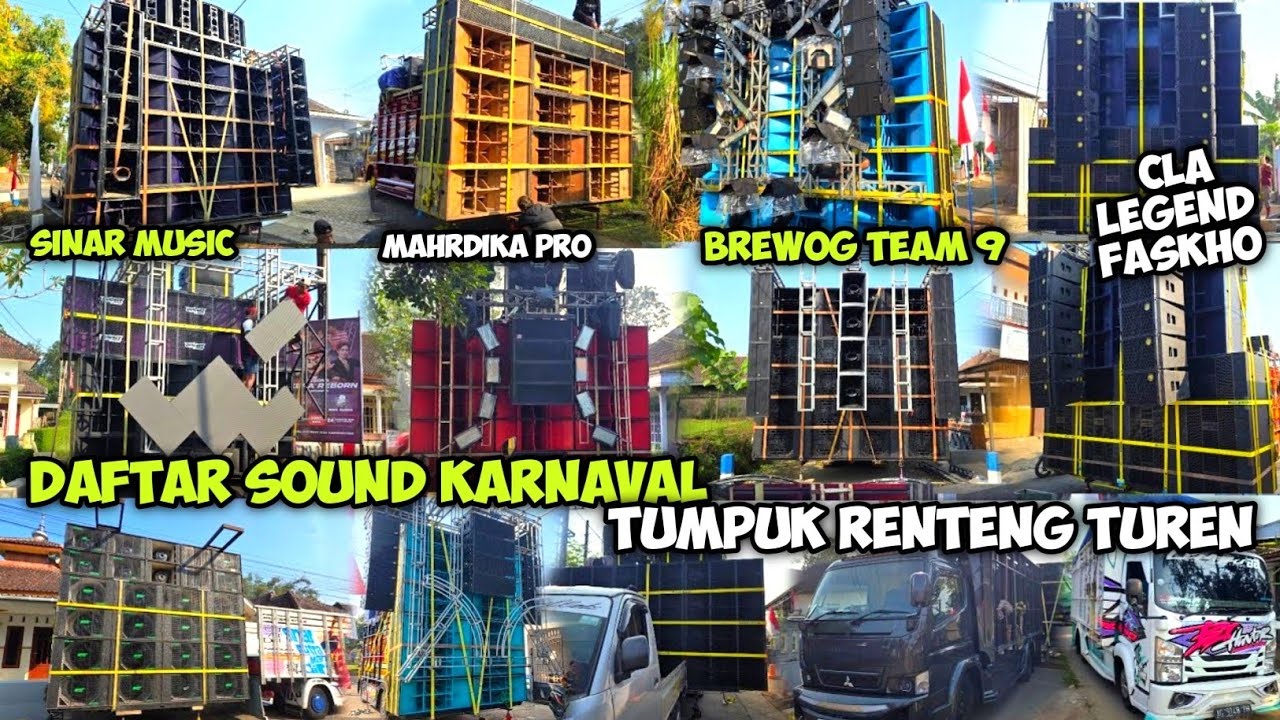 BREWOG & MAHARDIKA PRO kumpul lagi,,Daftar Hadir Sound Karnaval Tumpuk Renteng Turen 