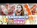 SÁNDWICH JAPONÉS DE FRUTA VIRAL. EXPECTATIVA/REALIDAD.