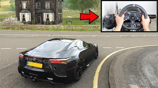 Forza Horizon 4 Lexus LFA (Steering Wheel + Paddle Shifter) Gameplay