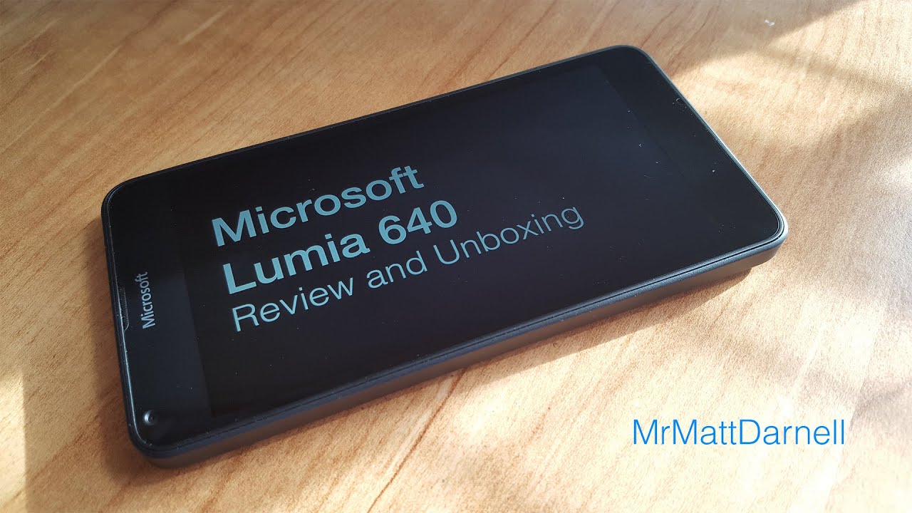Microsoft Lumia 640 Review and Unboxing