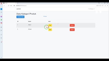 Tutorial laravel | membuat CRUD data & REST API dengan Laravel